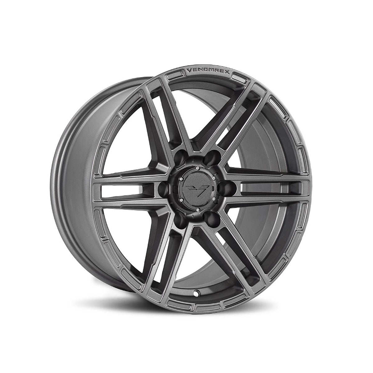 RINES VORSTEINER VENOM REX 602 17X9 6X139.7 CB106 ET-12 TUNGSTEN GRAPHITE