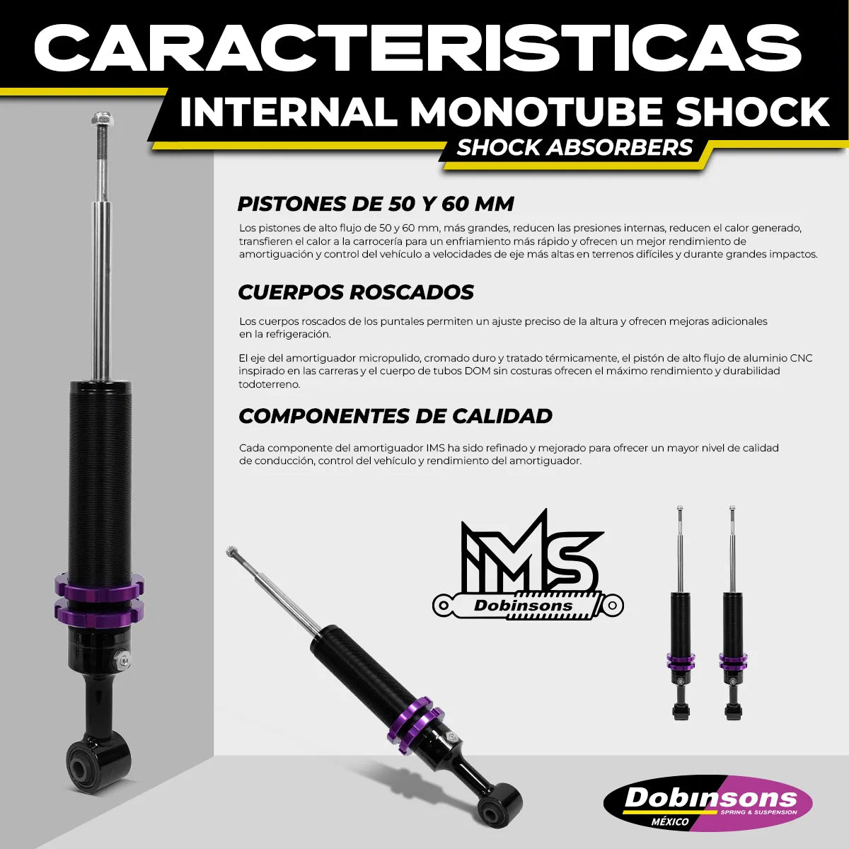 Amortiguador Dobinsons Monotubo Delantero Mitsubishi L200 24