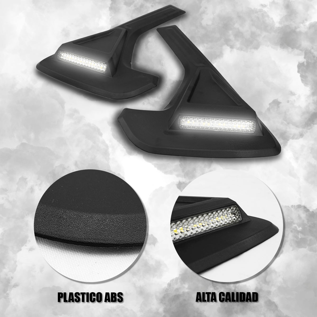 LUZ LED CANTONERA TOMA DE AIRE PARA JEEP WRANGLER JL 2018 - 2024 Y JEEP GLADIATOR 2019 - 2024