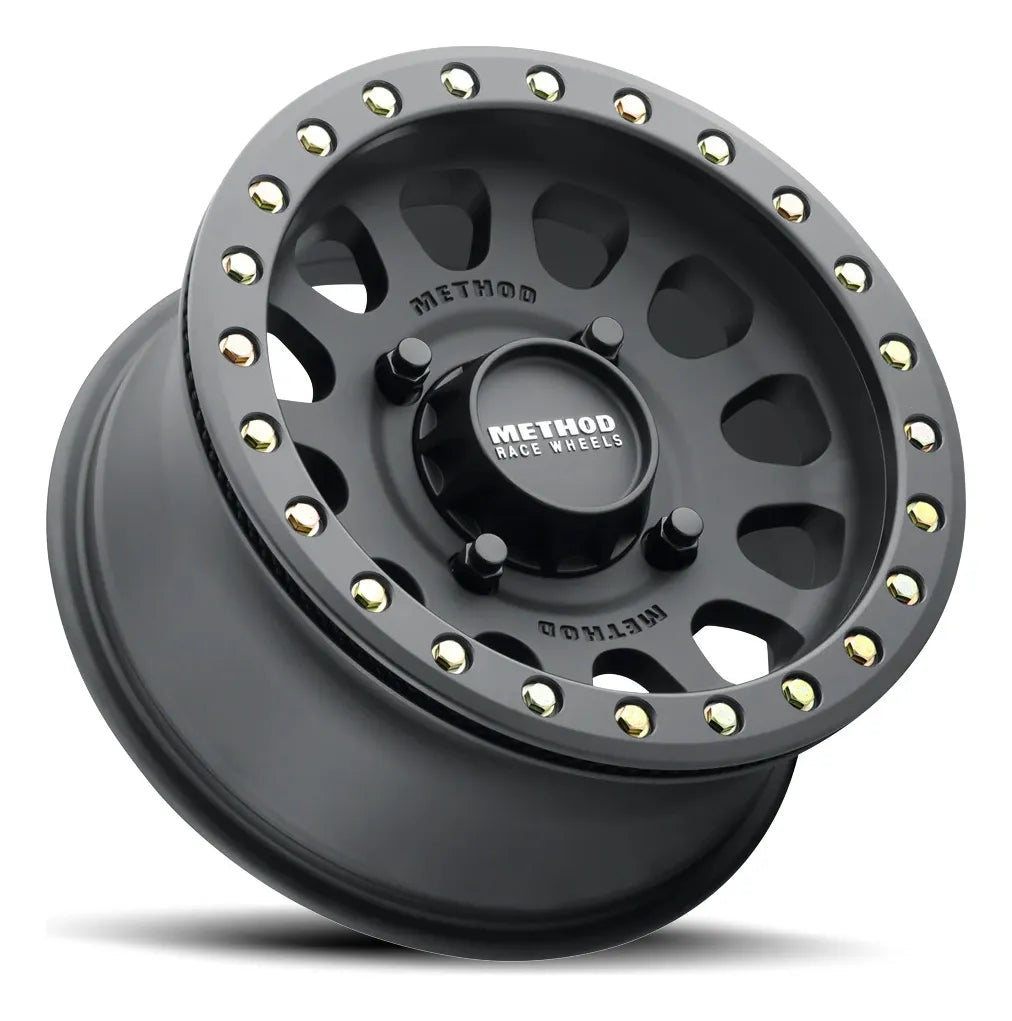 RIN METHOD MR401 BEADLOCK/ 15X6 5X114.3/ ET 49/ CB 72/ MATTE BLACK