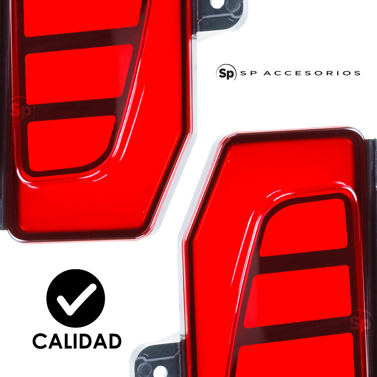 LUCES LED DE DEFENSA TRASERA ROJAS PARA JEEP GLADIADOR JT 2019 - 2024