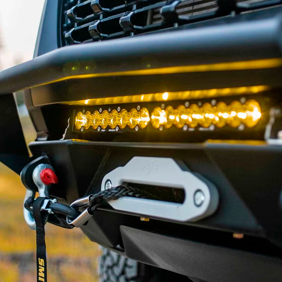 BARRA DE LUCES LED BAJA DESIGN DRIVING COMBO AMBAR S8 SERIES 20 PULGADAS