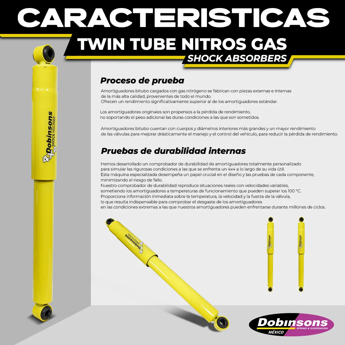 Amortiguador Trasero Dobinsons Hilux 2015/tacoma 1998-2004