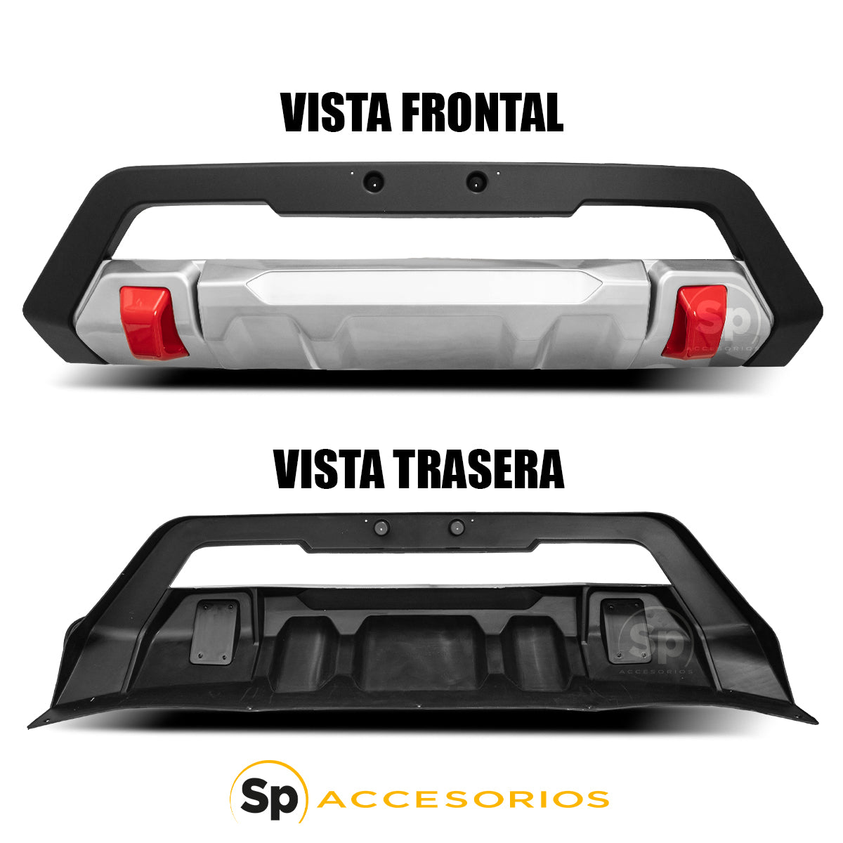 BUMPER BURRERA DEFENSA DELANTERA PARA NISSAN NP300 FRONTIER 2021 - 2023+