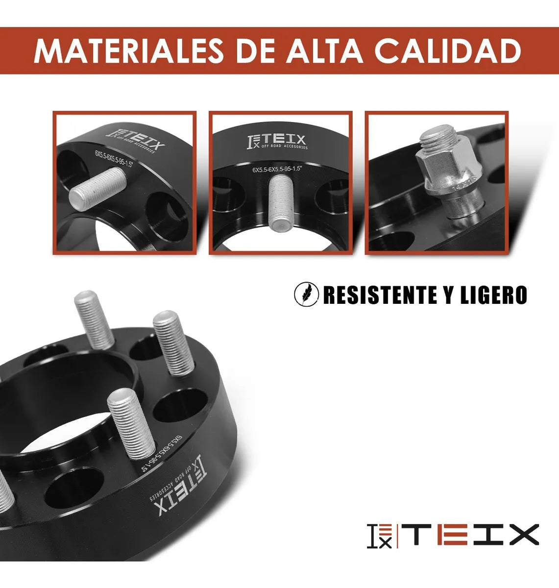 Kit Espaciadores Toyota Tundra 2025+ 6/139 1.5 Trd Off Road (CENTRO)