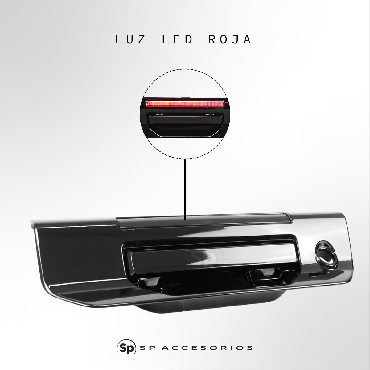 MANIJA CERRADURA DE CAJA CON LUZ DE STOP PARA FORD RANGER 2023 - 2024