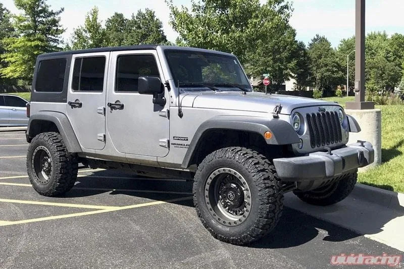 Rines Black Rhino Abrams 17x9.5 5/127 Jeep Jk Gladiator Gris