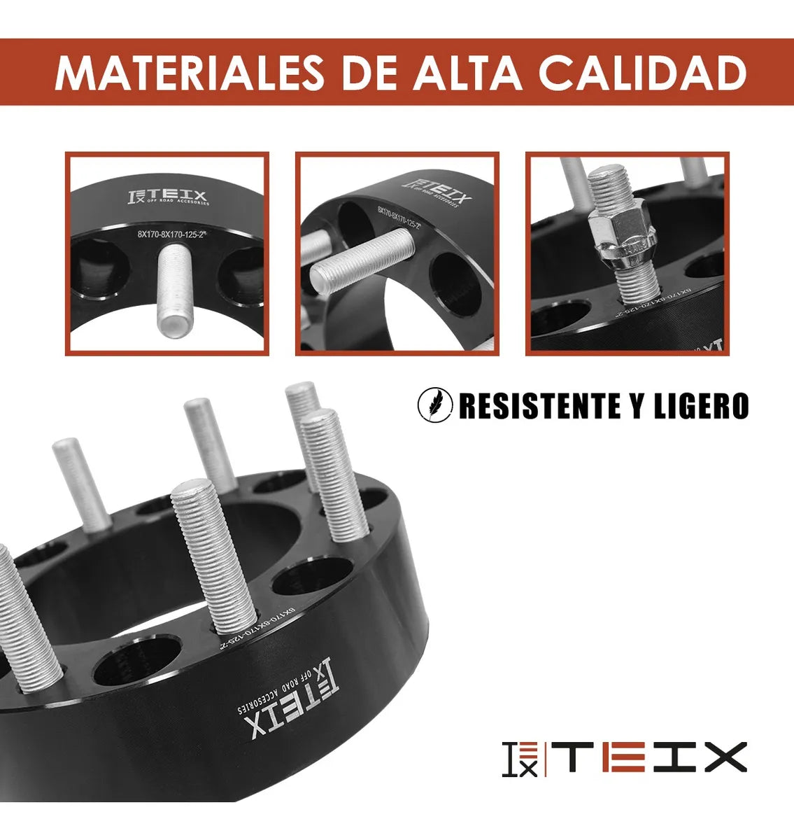 KIT ESPACIADORES 2 PuLG Para FORD SUPER DUTY F250 1999-2021 8X170