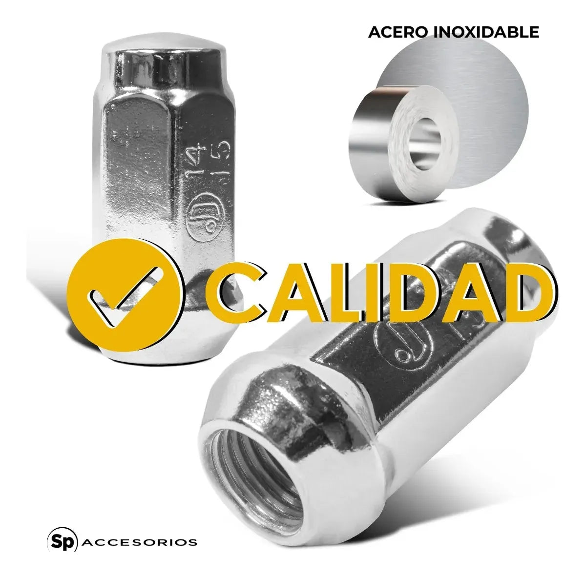 Birlo Tuerca 14x1.5 Cromada 1pz