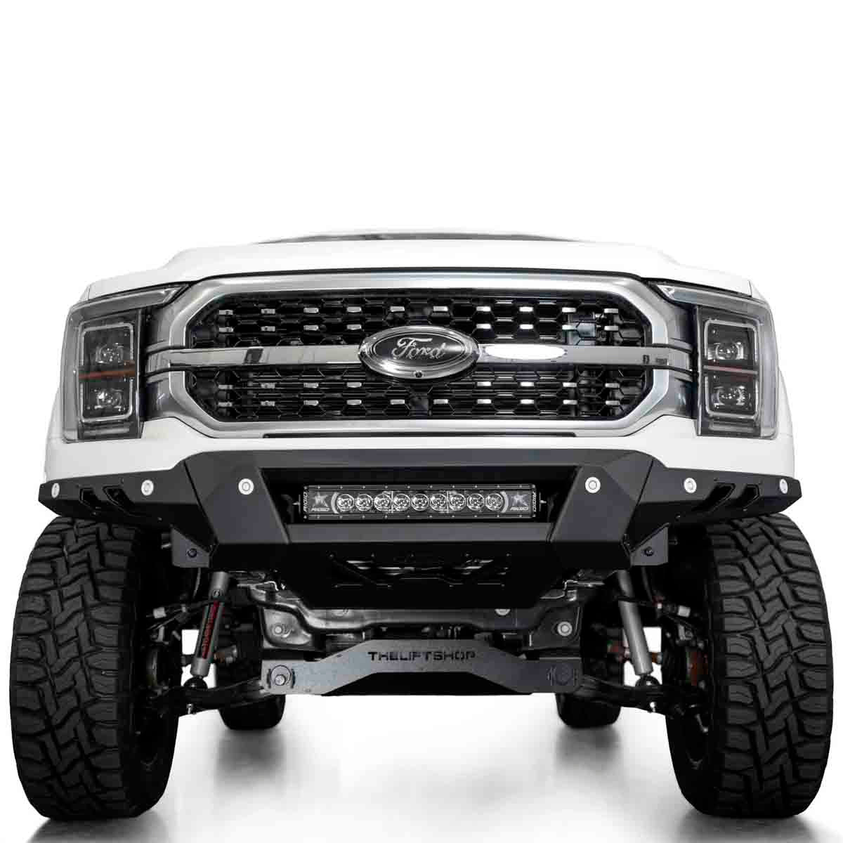 DEFENSA DELANTERA BLACK LABEL PARA FORD F-150 2021 - 2023