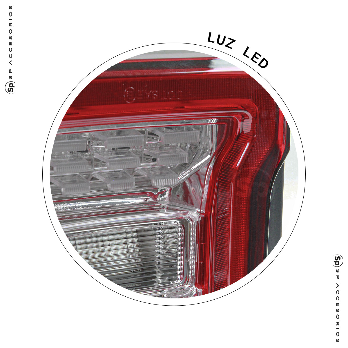 CALAVERAS LED ROJAS JEEP WRANGLER JK 2007 - 2018