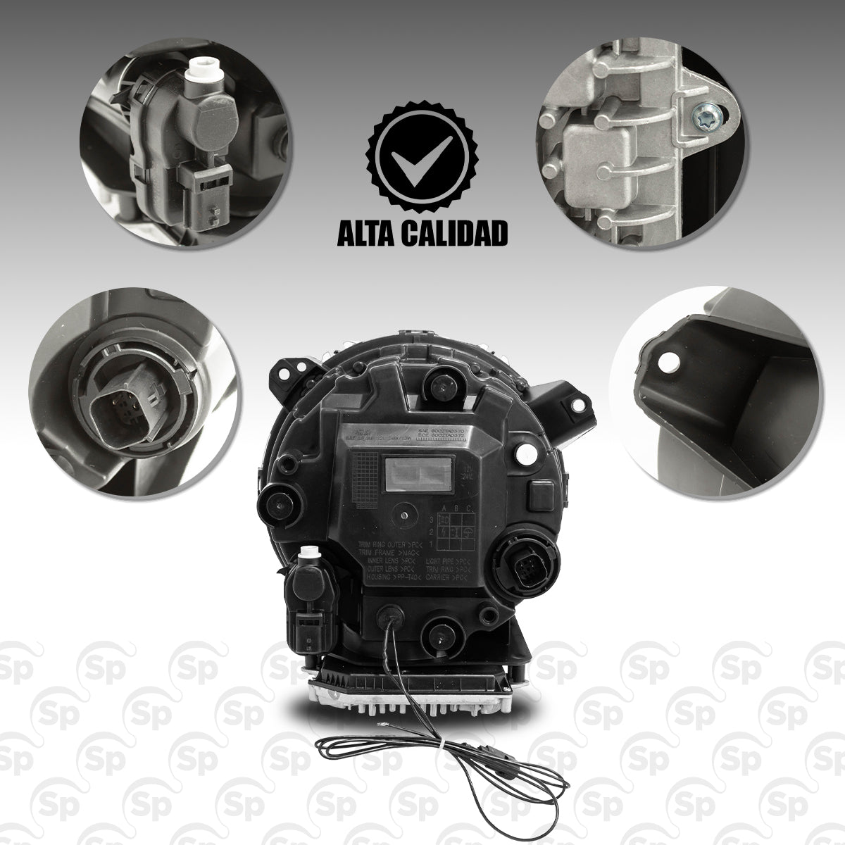 FAROS PRINCIPALES FULL LED OJOS DE ÁNGEL DRL PARA JEEP JL 2018 - 2024