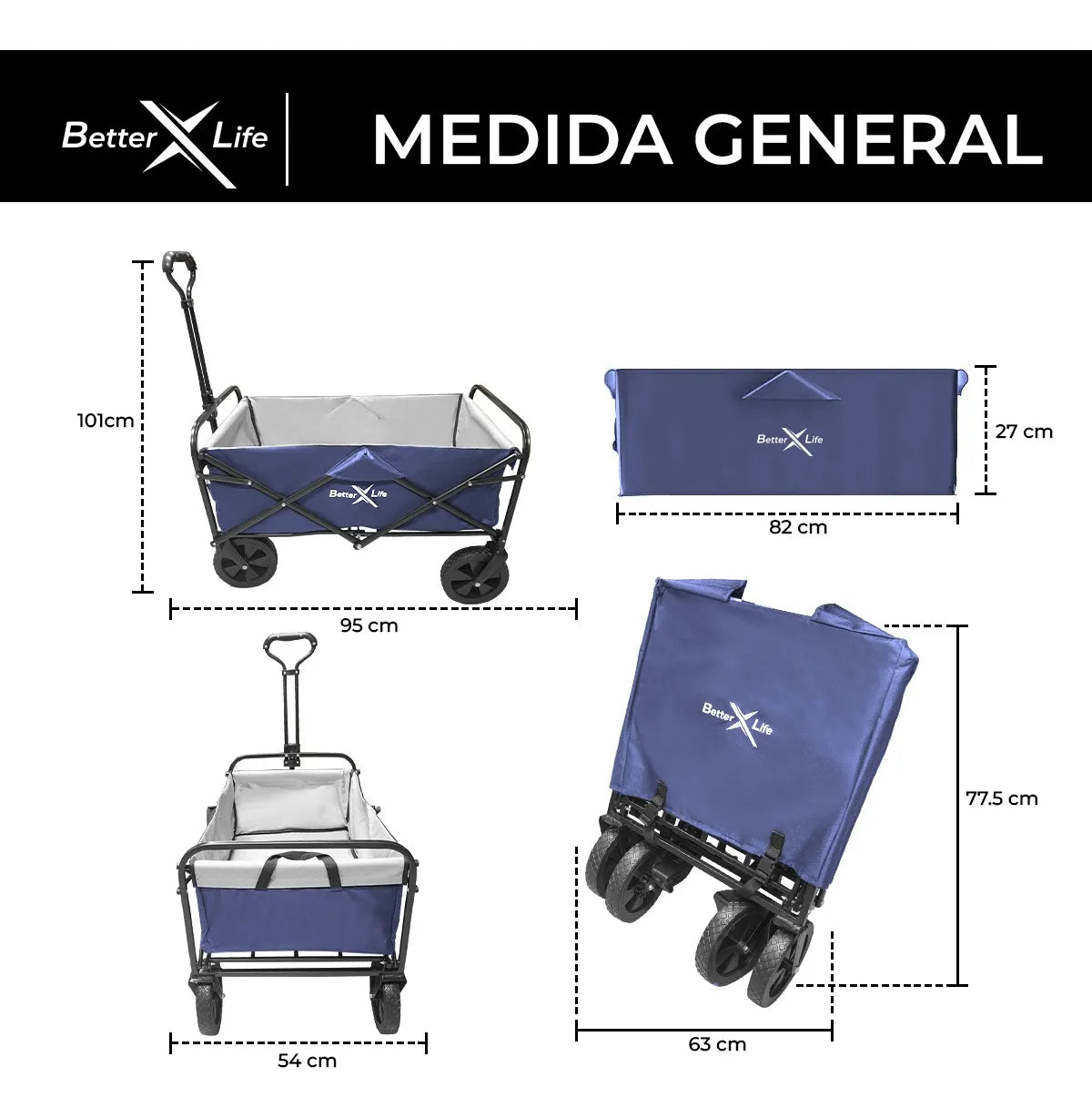 Carrito Para Garrafon Multiusos Trx Better X Life Grande