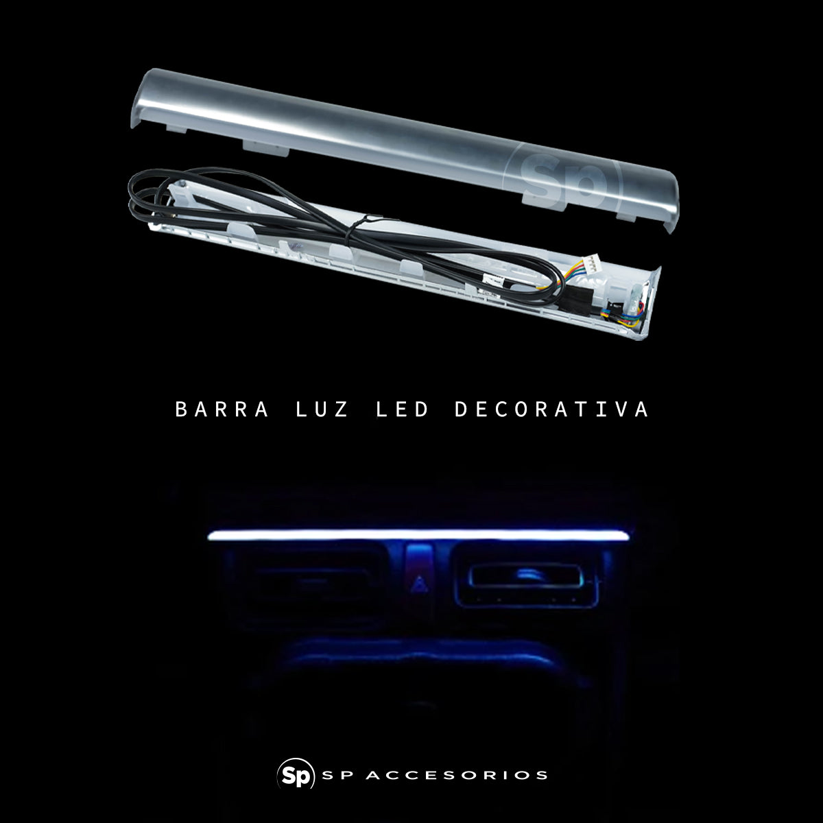 REJILLA VENTILAS DE AIRE ACONDICIONADO LED PARA SUZUKI JIMNY 2019 - 2024