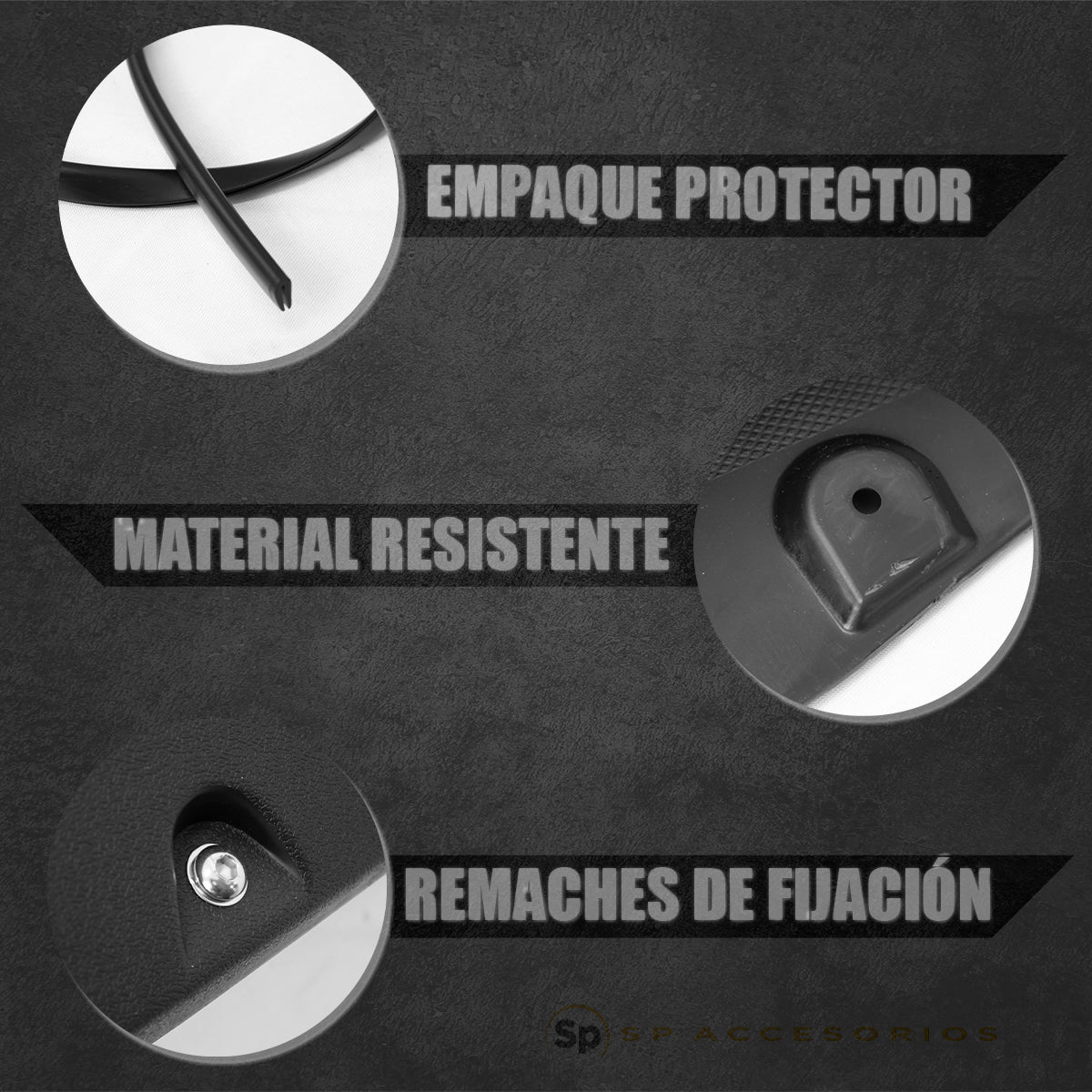 CANTONERAS ABS REMACHES PARA TOYOTA FJ CRUISER 2007 - 2017