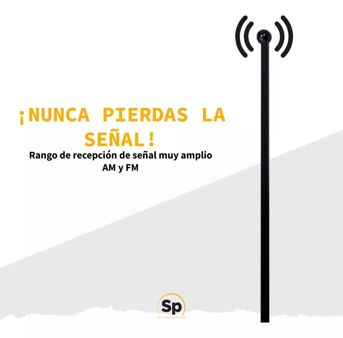 ANTENA DE RADIO 33CM NEGRA PARA JEEP WRANGLER JK Y JL