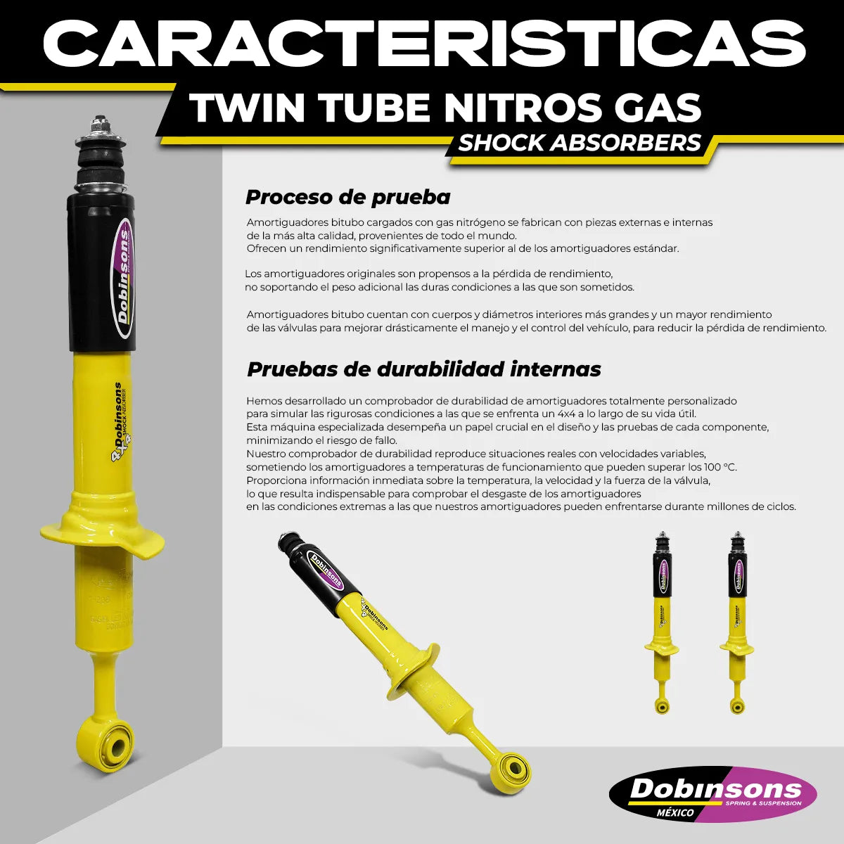 Amortiguador Delantero Dobinsons Everest 15-18/ranger 11-18