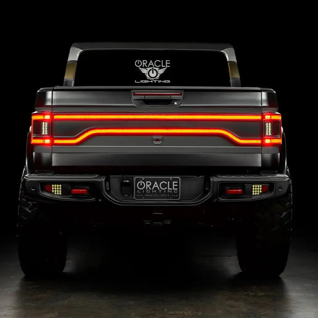 LUZ LED TAPA TRASERA RACETRACK ORACLE PARA JEEP GLADIADOR 2020 - 2023