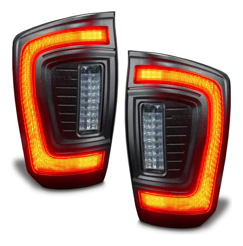 Par De Calaveras Led Oracle Para Tacoma 2016-2023 3ra Gen Ambos Lados Rojo/blanco