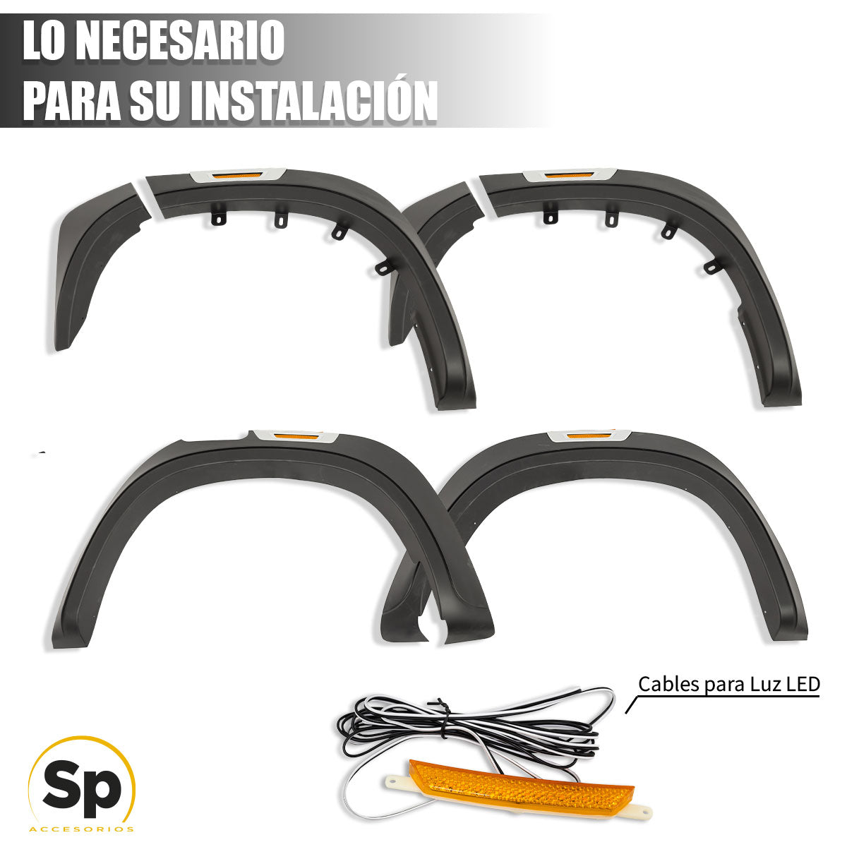 CANTONERAS NUEVAS CON LED PARA MITSUBISHI TRITON L200 2019-2023