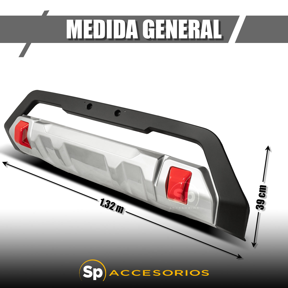 BUMPER BURRERA DEFENSA DELANTERA PARA NISSAN NP300 FRONTIER 2021 - 2023+