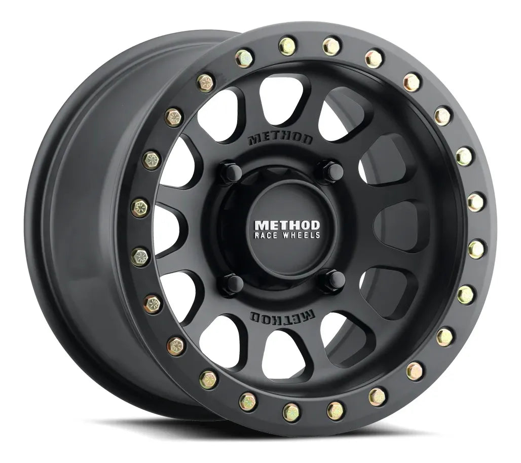 RIN METHOD MR401 BEADLOCK/ 15X6 5X114.3/ ET 49/ CB 72/ MATTE BLACK