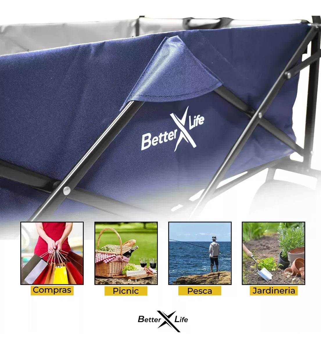 Carrito De Compras Para Mandado Transportador Hasta 100kg