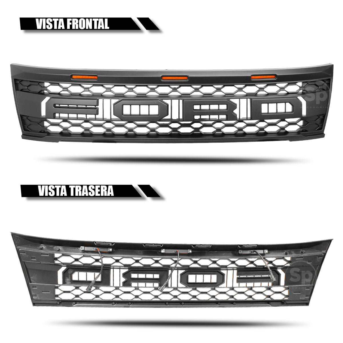 PARRILLA DELANTERA LED PARA FORD RANGER 2013 - 2016