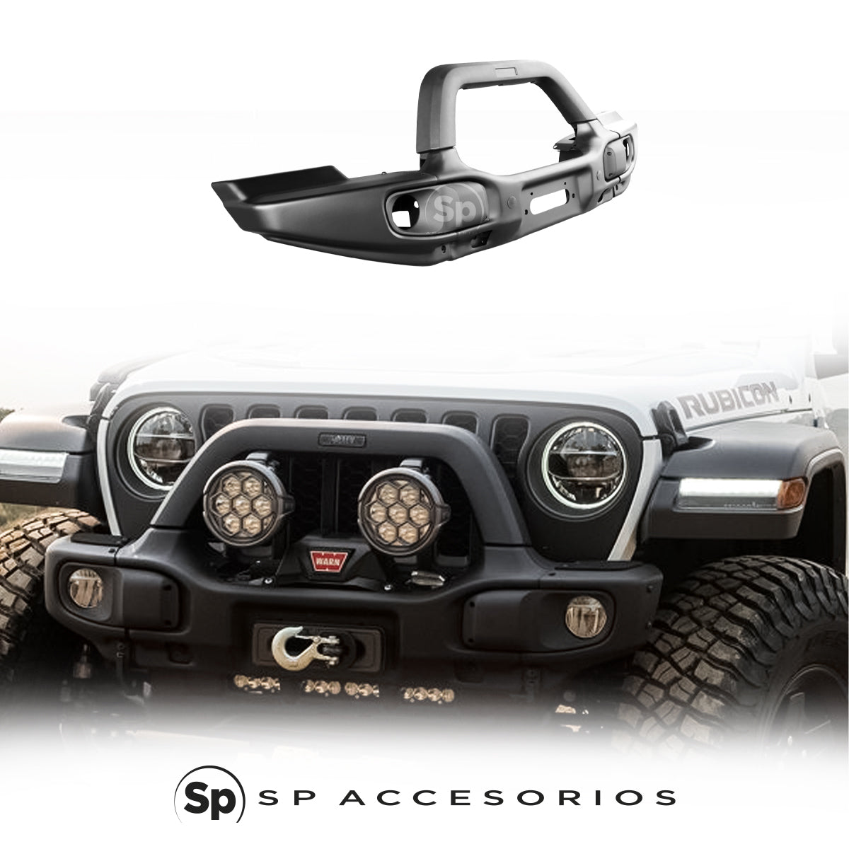 DEFENSA DELANTERA PARA JEEP WRANGLER JL 2018 - 2024