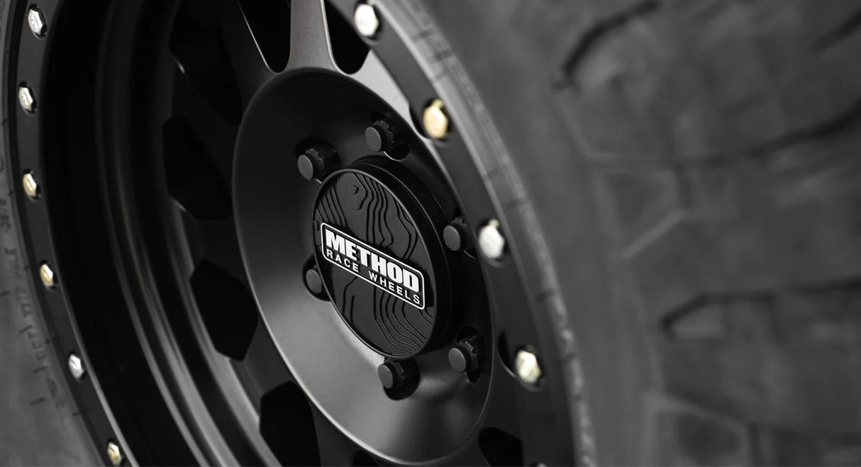 TAPA DE RIN METHOD SNAP IN, BLACK 107MM