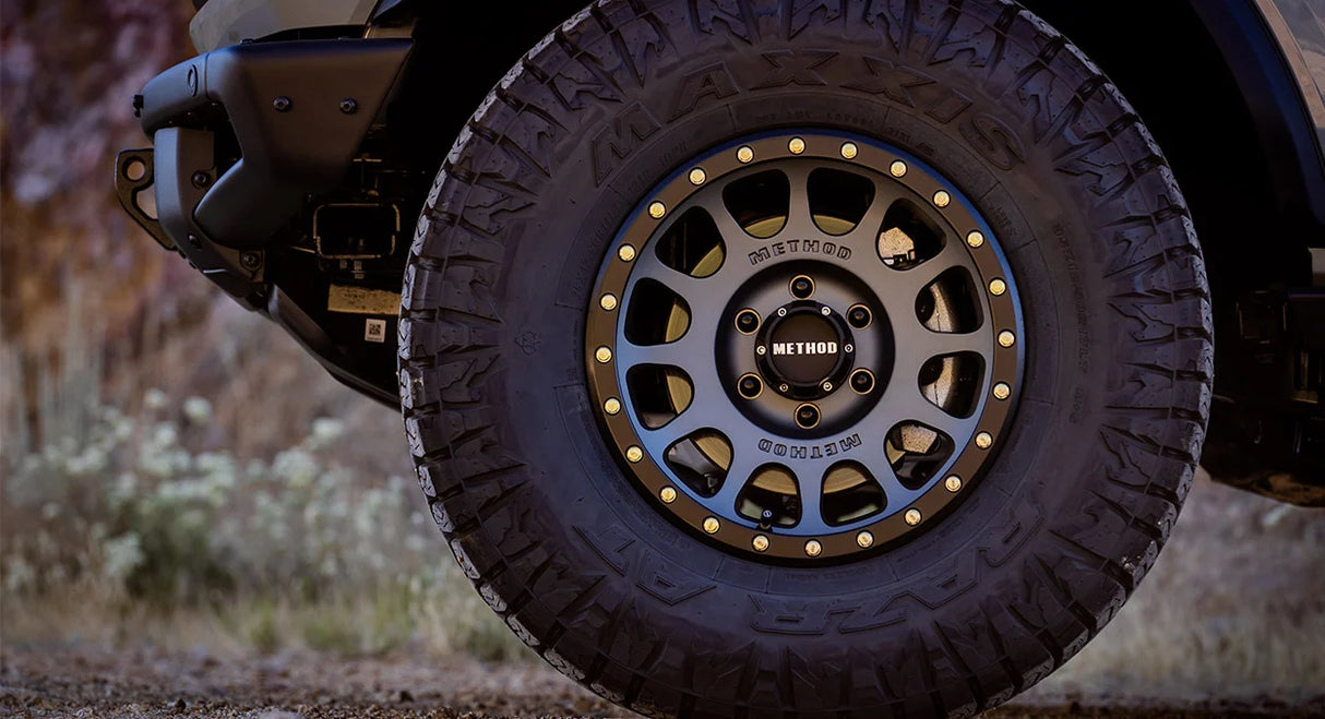 RINES METHOD 17X8.5 6X5.5 CB108 MR305 TITANIUM / MATTE BLACK LIP