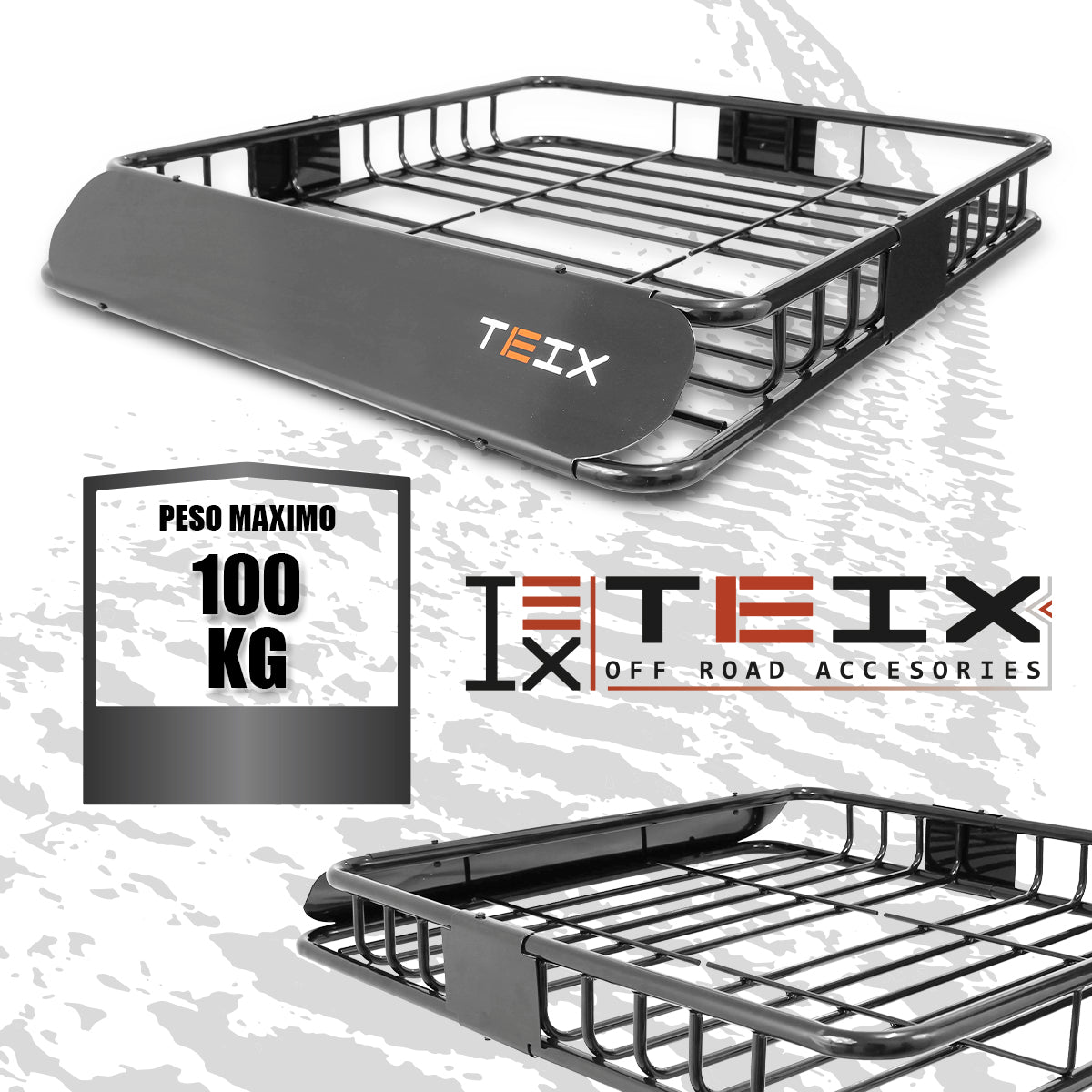 CANASTILLA PORTAEQUIPAJE TEIX 110 CM