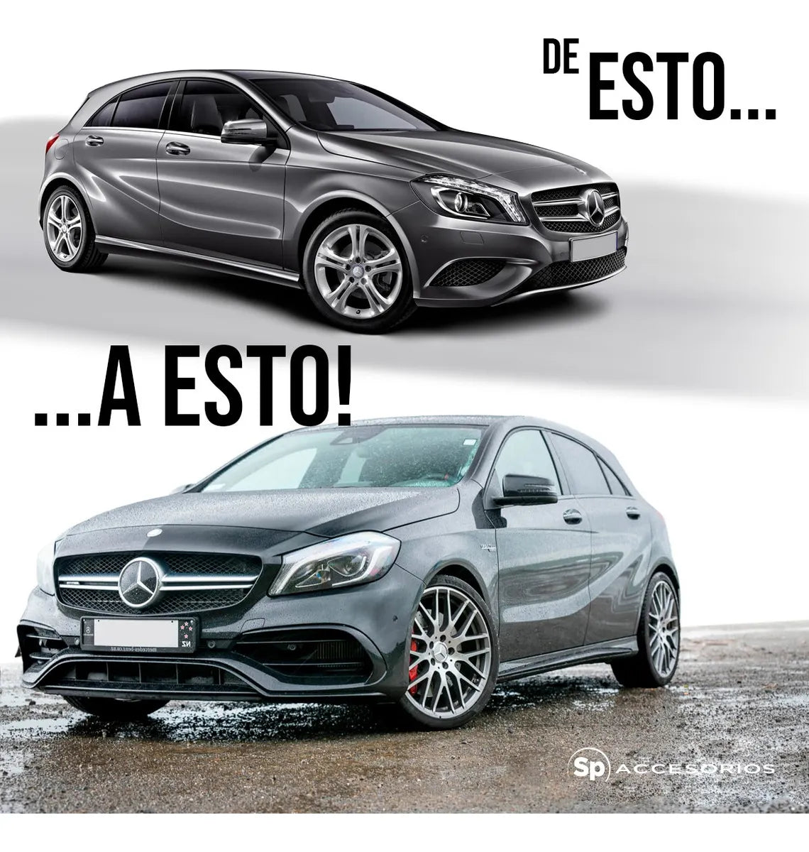 Body Kit Completo De Class A - A45 Estético Para Amg 2k13-15