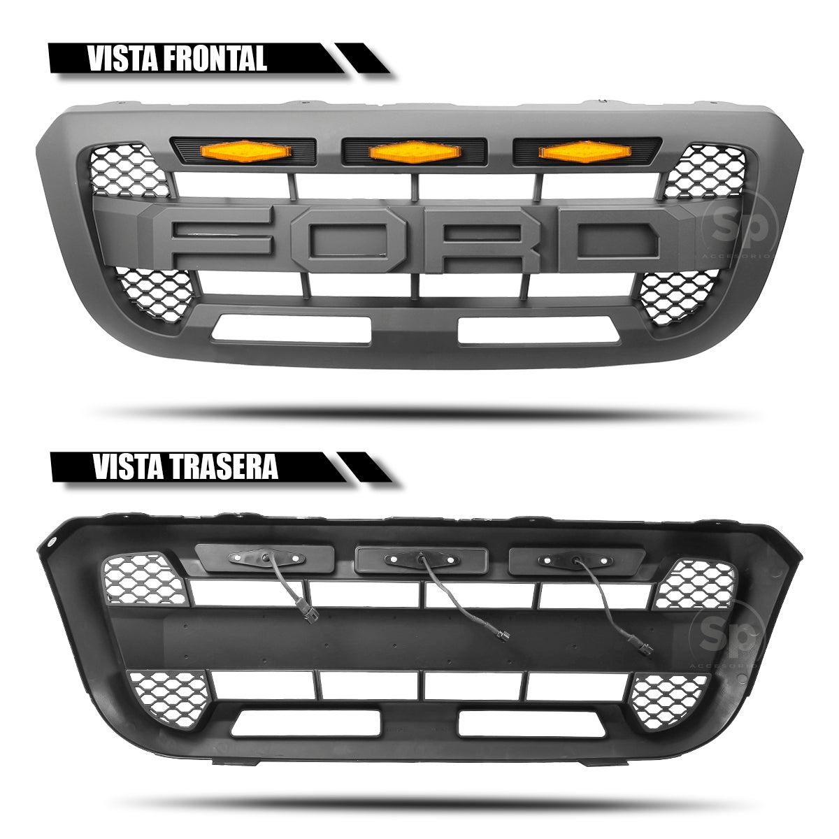 PARRILLA FRONTAL PARA FORD RANGER 2008 - 2011