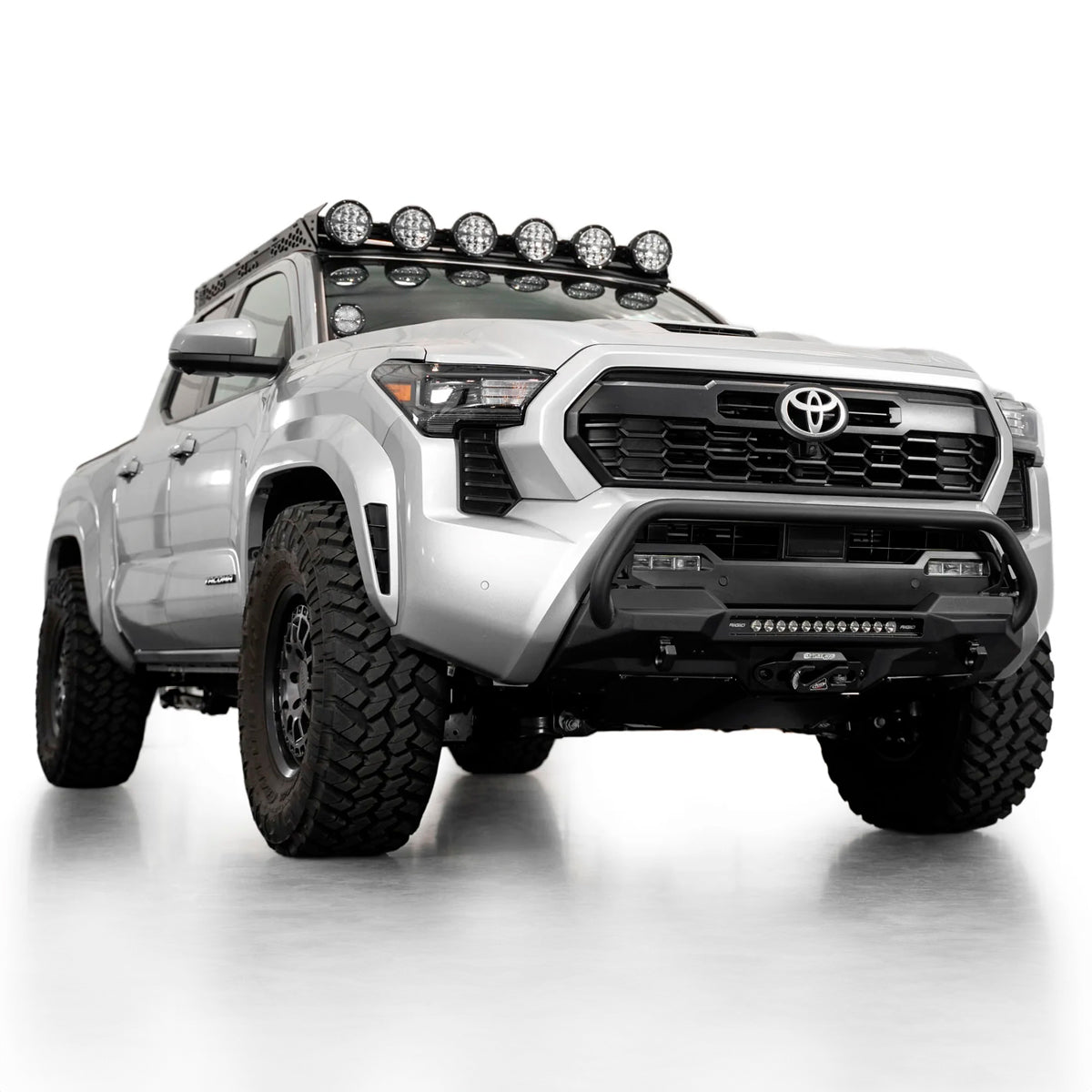 DEFENSA DELANTERA MONTAJE CENTRAL PARA WINCH PARA TOYOTA TACOMA 2024+