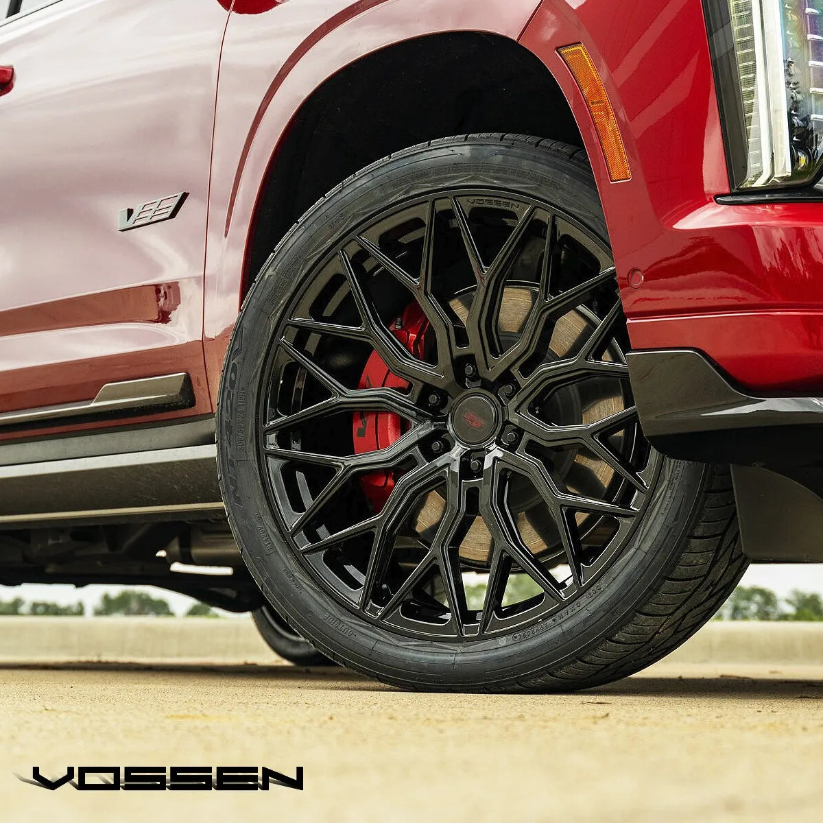 Rines Vossen 22x9.5-6x139.7 Matte Gunmetal Sierra 1500 07-21