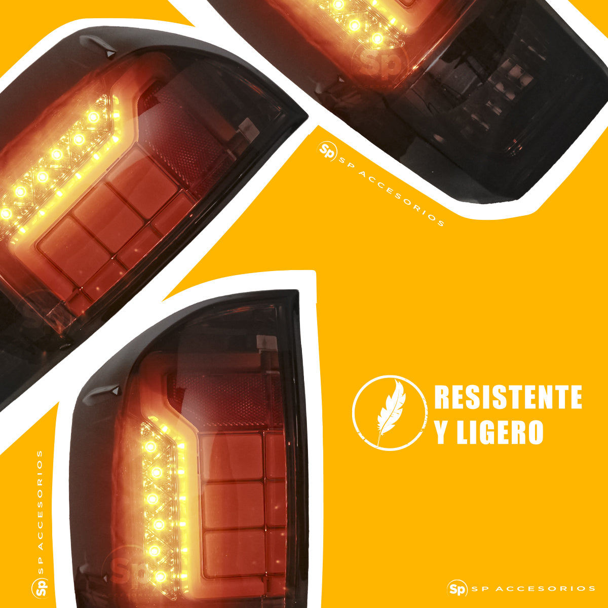 JUEGO DE CALAVERAS AHUMADAS TOYOTA TACOMA 2016-2023