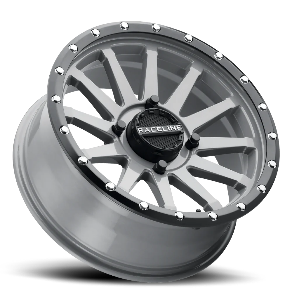 RINES RACELINE TROPHY 15X7 4X137 ET10 STEALTH GREY