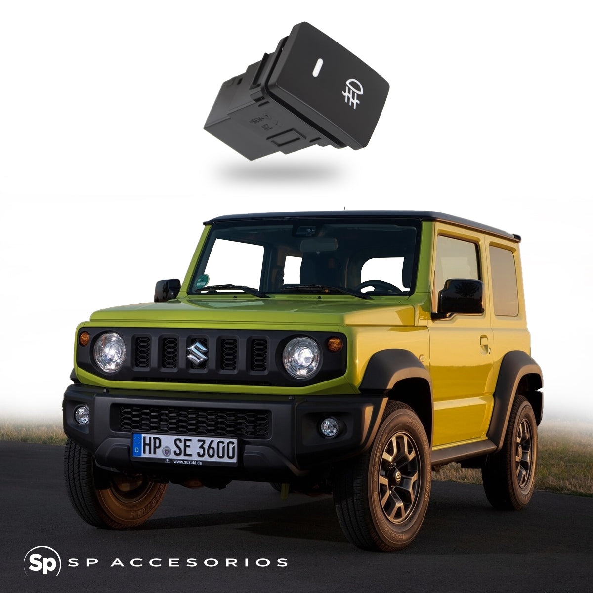 BOTÓN INTERRUPTOR DE LUCES ANTINIEBLA CON MAZO DE CABLES PARA SUZUKI JIMNY 2019 - 2024