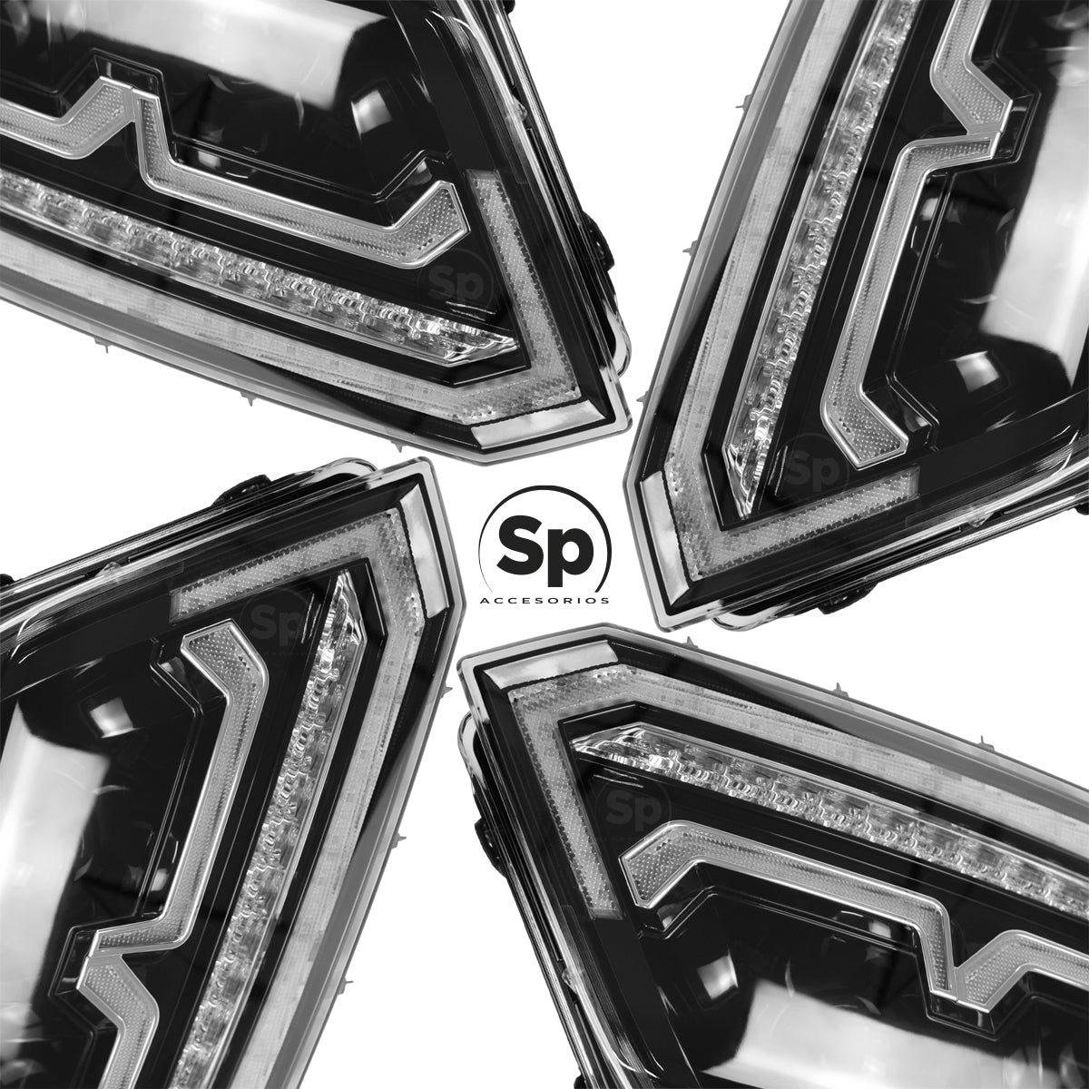 PAR DE FAROS DELANTEROS PARA VOLKSWAGEN AMAROK 2012 - 2021