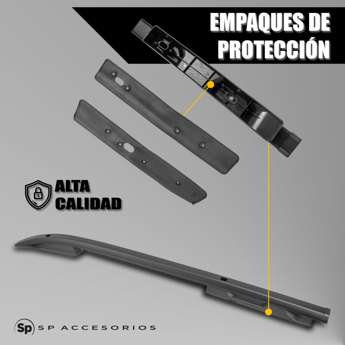 BARRAS DE TECHO PORTAEQUIPAJE PARA MITSUBISHI L200 2016 - 2022 TIPO OEM