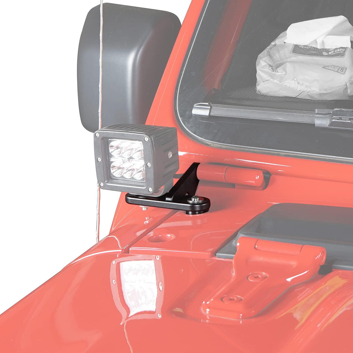 SOPORTE DE LUZ PARA JEEP WRANGLER JL 2018 - 2024