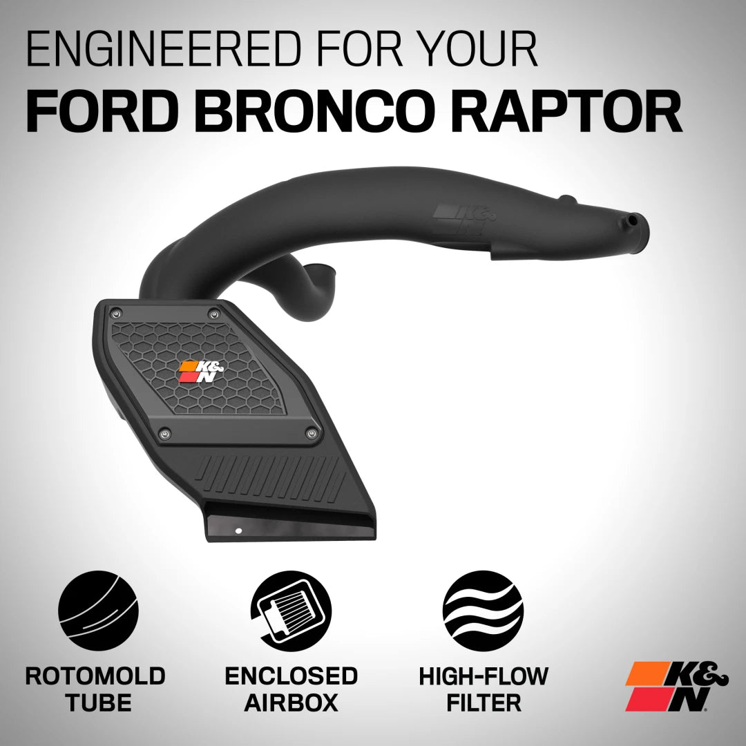 Filtro Alto Flujo K&N Aircharger Ford Bronco 2023 V6