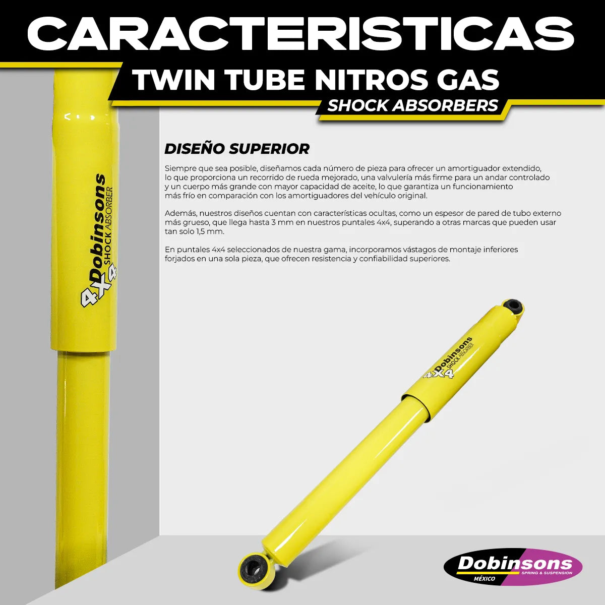 Amortiguador Trasero Dobinsons Hilux 2015/tacoma 1998-2004