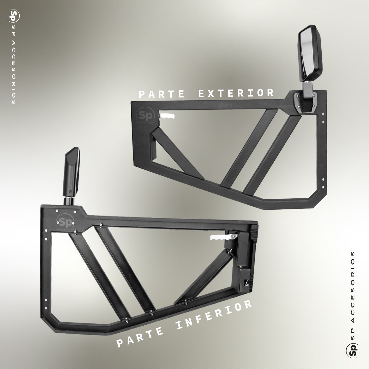 PUERTAS OFF ROAD PARA JEEP WRANGLER JL 2018 - 2024