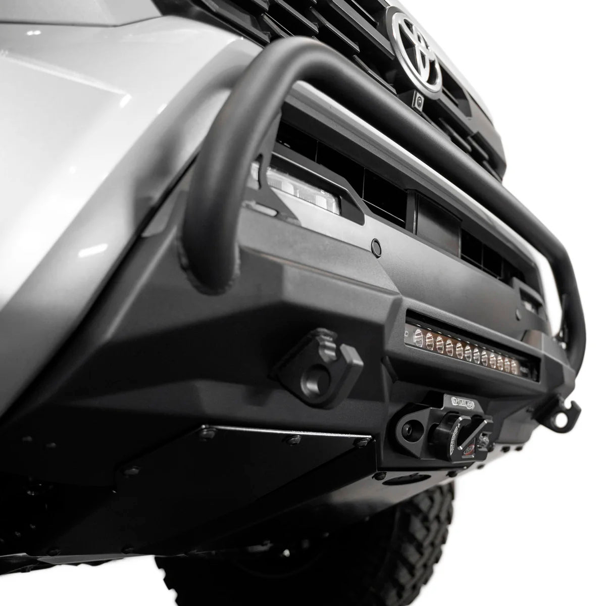 DEFENSA DELANTERA MONTAJE CENTRAL PARA WINCH PARA TOYOTA TACOMA 2024+