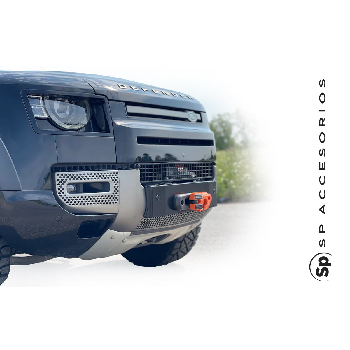 SOPORTE DE WINCH PARA LAND ROVER DEFENDER 2020