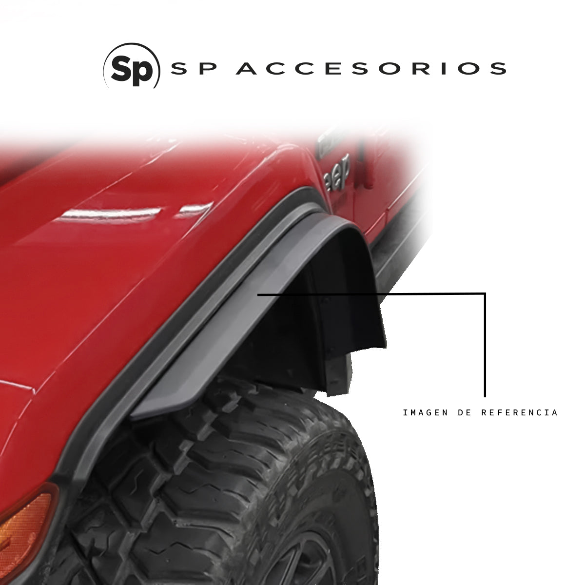 EXTENSIÓN DE GUARDABARROS CANTONERA PARA JEEP GLADIADOR JT 2019 - 2024
