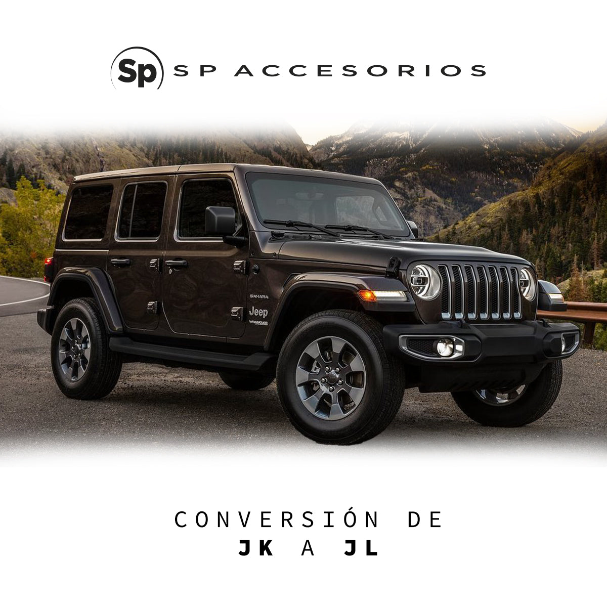 PARRILLA CONVERSION A JEEP WRANGLER JL PARA JEEP WRANGLER JK 2007-2017