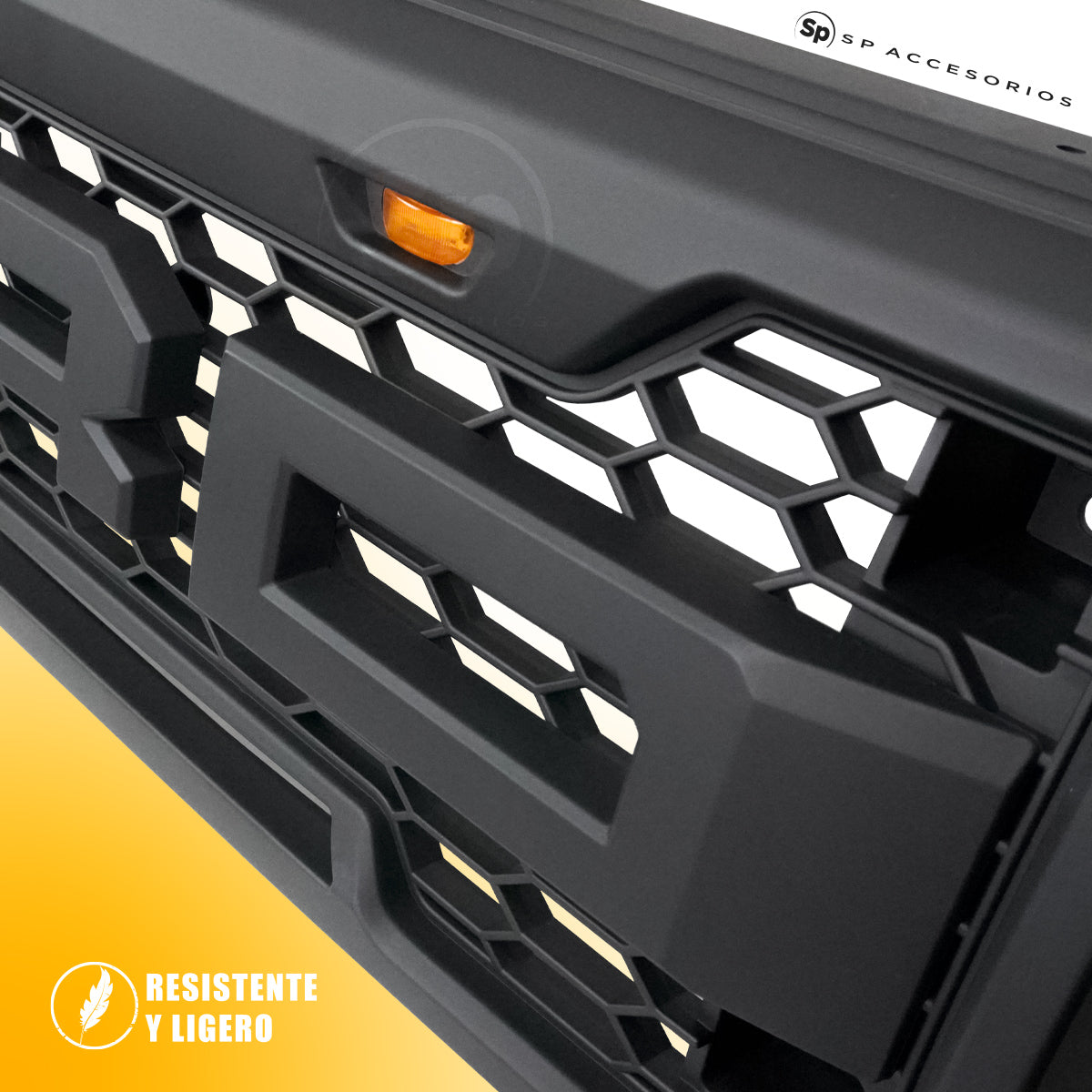 PARRILLA LUZ LED AMBAR PARA FORD F150 1987 - 1991